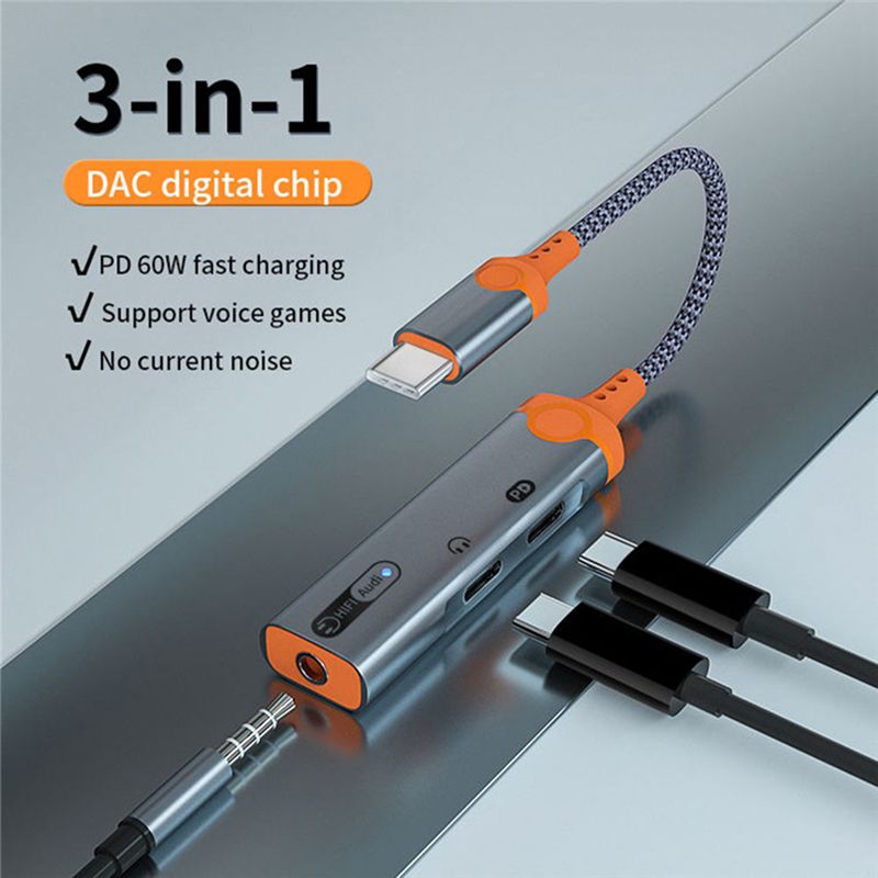 Earphone Splitter Jack - Adaptateur de prise casque A99X, charge