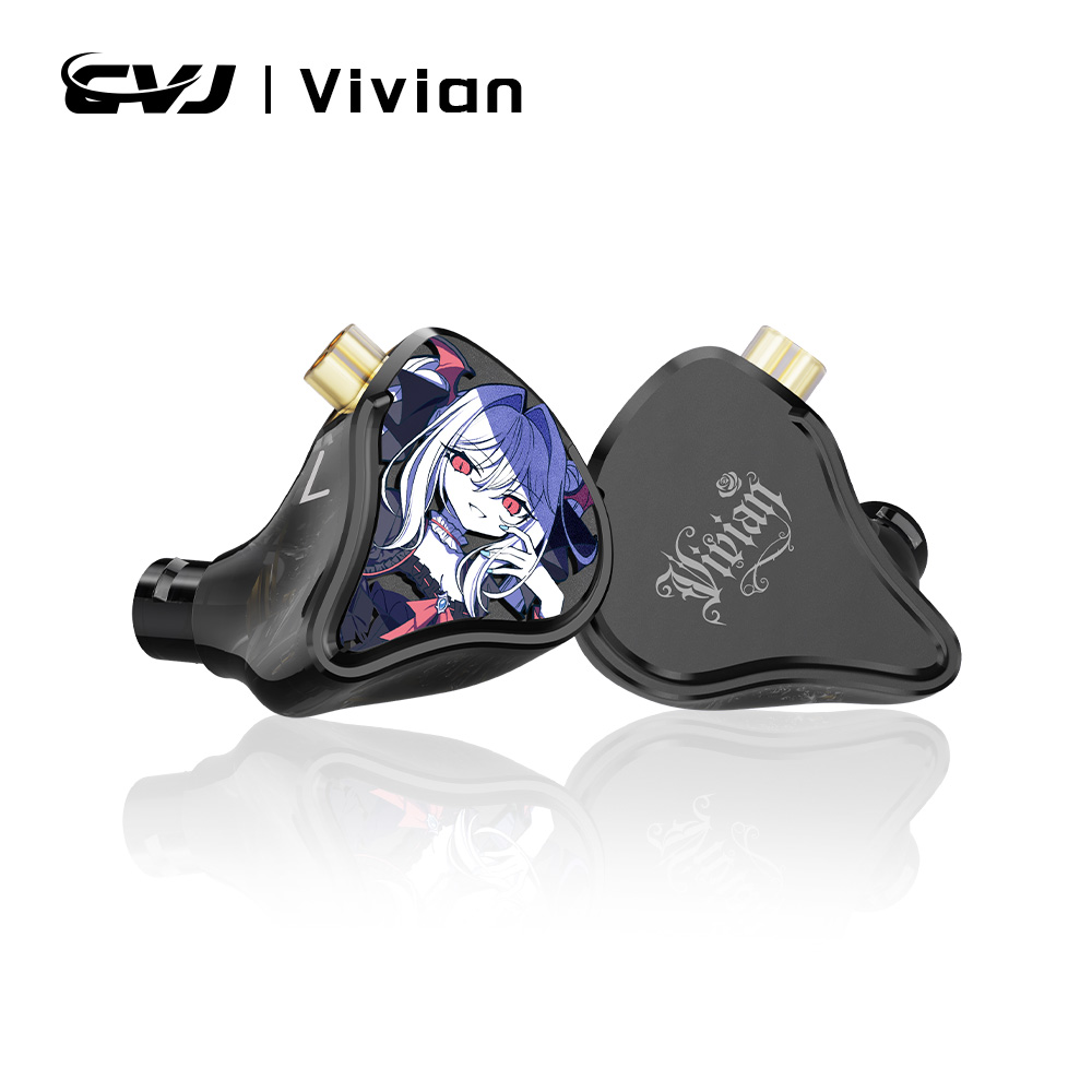 Audiophile Headphone Wired - Écouteurs intra-auriculaires CVJ Vivian, haut-parleur dynamique