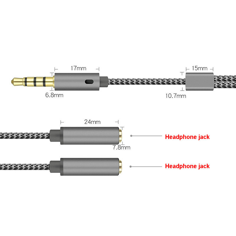 Adaptateur de connecteur d'éco - Earphone Splitter Jack avis et prix